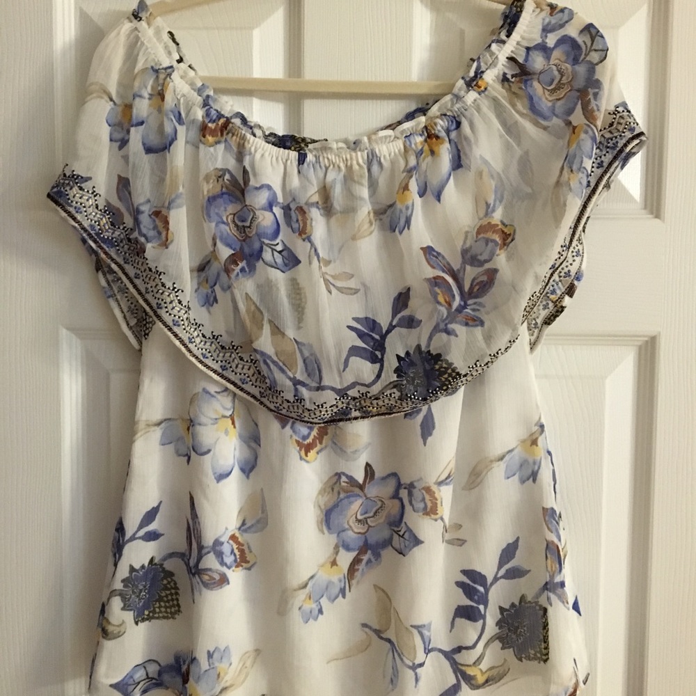 White House Black Market Off the Shoulder Top